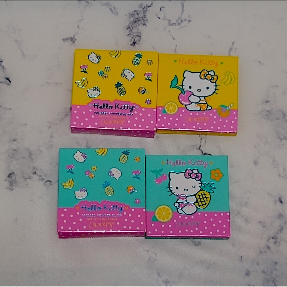 Bundle of TWO Hello Kitty X Colourpop blushes